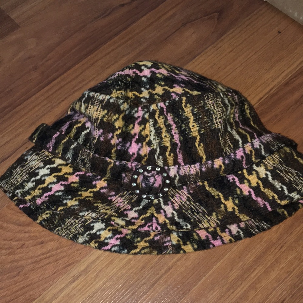 Vintage Houndstooth bucket hat